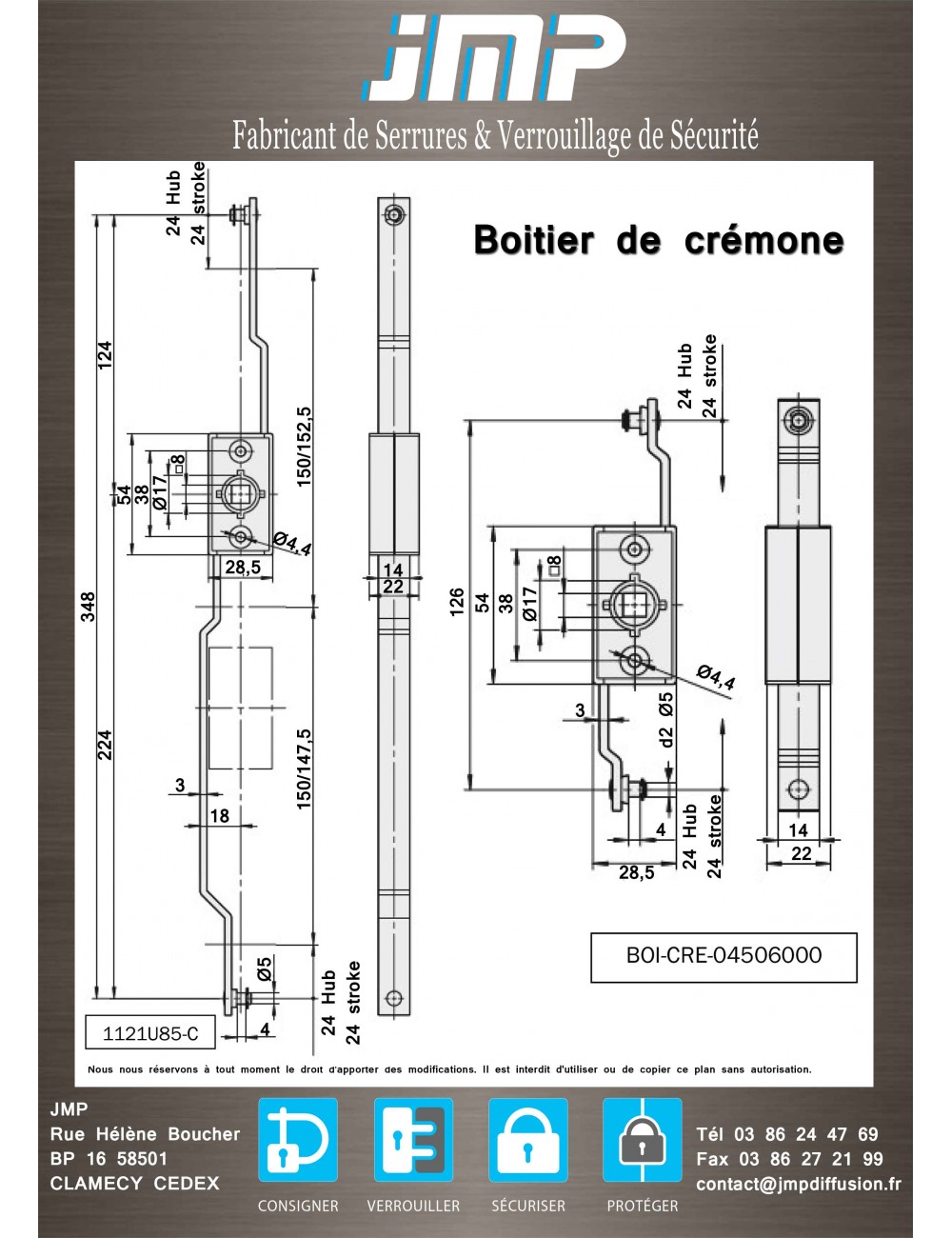 boitier-cremone-1121U85-C-BOI-CRE-04506000-plan-technique