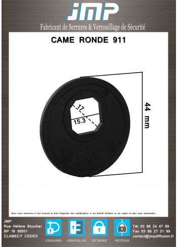 CAME RONDE 911 - plan technique